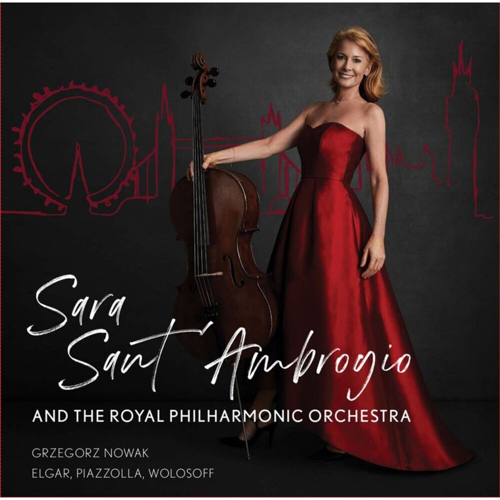 Sara Sant'Ambrogio - Elgar Piazolla Wolosoff  CD